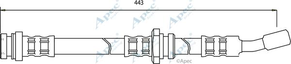 APEC HOS3119 - Спирачен маркуч vvparts.bg