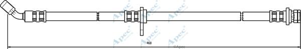 APEC HOS3187 - Спирачен маркуч vvparts.bg