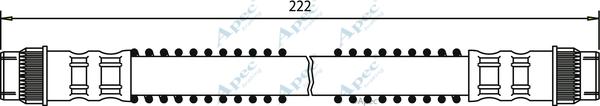 APEC HOS3135 - Спирачен маркуч vvparts.bg