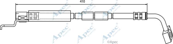 APEC HOS3175 - Спирачен маркуч vvparts.bg