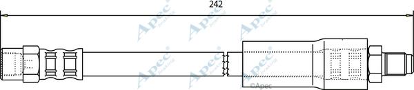 APEC HOS3173 - Спирачен маркуч vvparts.bg