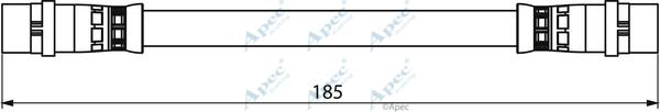 APEC HOS3894 - Спирачен маркуч vvparts.bg