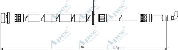 APEC HOS3869 - Спирачен маркуч vvparts.bg