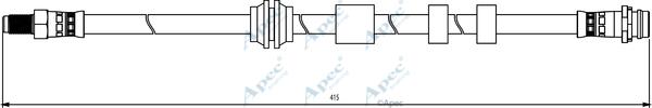 APEC HOS3837 - Спирачен маркуч vvparts.bg