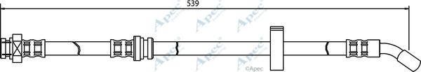 APEC HOS3345 - Спирачен маркуч vvparts.bg