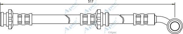 APEC HOS3384 - Спирачен маркуч vvparts.bg