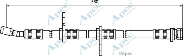 APEC HOS3339 - Спирачен маркуч vvparts.bg