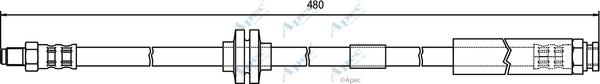 APEC HOS3294 - Спирачен маркуч vvparts.bg