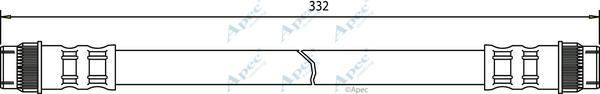 APEC HOS3297 - Спирачен маркуч vvparts.bg