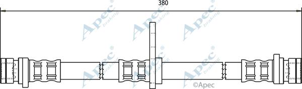 APEC HOS3252 - Спирачен маркуч vvparts.bg