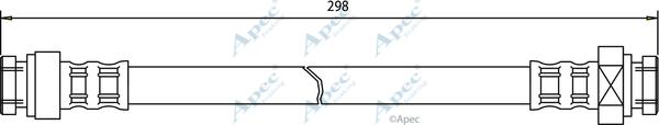 APEC HOS3281 - Спирачен маркуч vvparts.bg