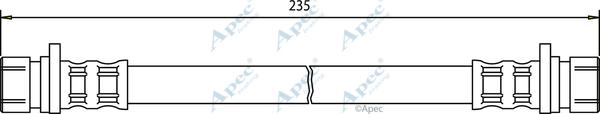 APEC HOS3221 - Спирачен маркуч vvparts.bg