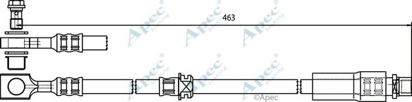 APEC HOS3749 - Спирачен маркуч vvparts.bg