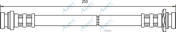 APEC HOS3751 - Спирачен маркуч vvparts.bg