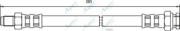 APEC HOS3767 - Спирачен маркуч vvparts.bg