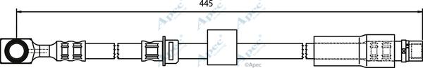 APEC HOS3709 - Спирачен маркуч vvparts.bg