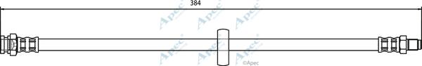 APEC HOS3719 - Спирачен маркуч vvparts.bg