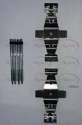 APEC KIT1441 - Комплект принадлежности, дискови накладки vvparts.bg