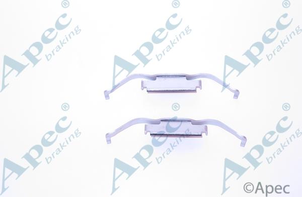 APEC KIT1183 - Комплект принадлежности, дискови накладки vvparts.bg