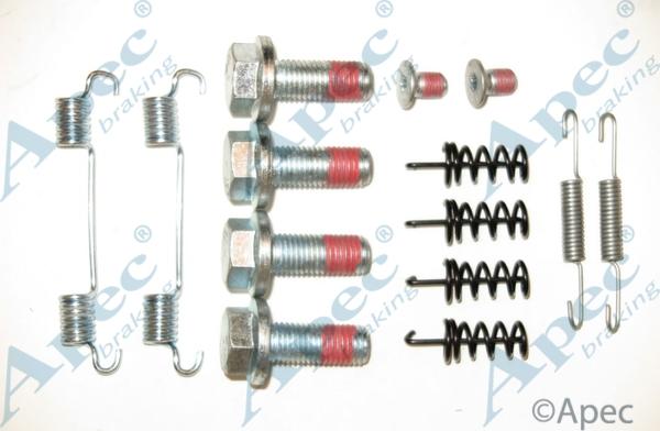 APEC KIT2084 - Комплект принадлежности, челюсти за ръчна спирачка vvparts.bg