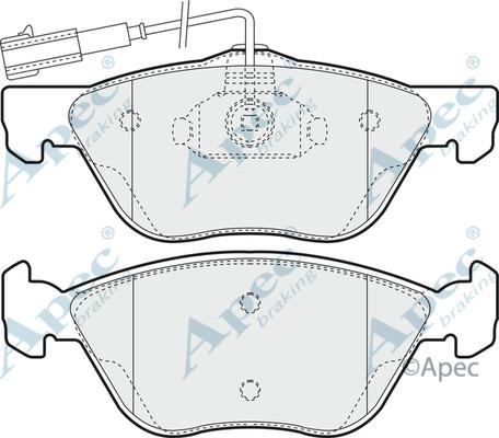 Valeo 597254 - Комплект спирачно феродо, дискови спирачки vvparts.bg