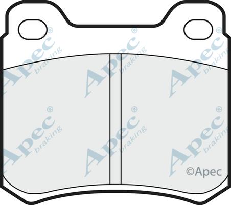 APEC PAD405 - Комплект спирачно феродо, дискови спирачки vvparts.bg