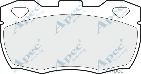 APEC PAD591 - Комплект спирачно феродо, дискови спирачки vvparts.bg