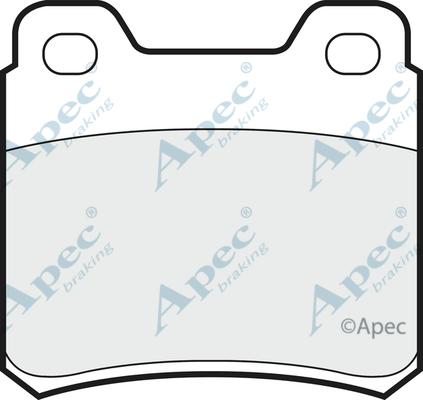 APEC PAD641 - Комплект спирачно феродо, дискови спирачки vvparts.bg