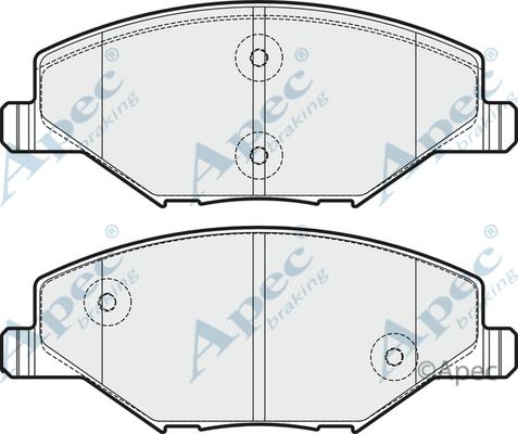 WXQP 341185 - Комплект спирачно феродо, дискови спирачки vvparts.bg