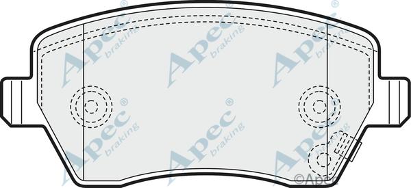 Pemebla JAPPA-800AF - Комплект спирачно феродо, дискови спирачки vvparts.bg