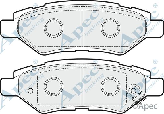 LUCAS GDB4602 - Комплект спирачно феродо, дискови спирачки vvparts.bg