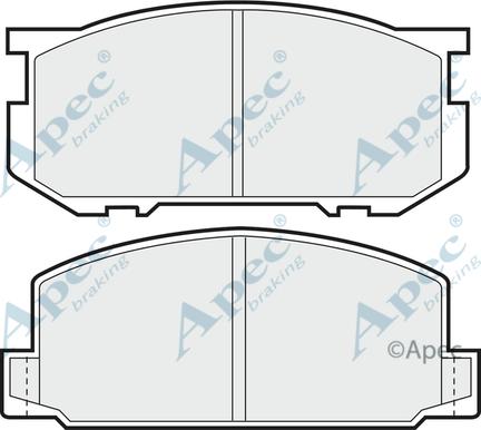 Remsa 0180.00 - Комплект спирачно феродо, дискови спирачки vvparts.bg