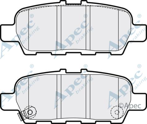 Triscan 1100-087631 - Комплект спирачно феродо, дискови спирачки vvparts.bg