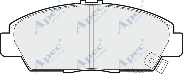 APEC PAD795 - Комплект спирачно феродо, дискови спирачки vvparts.bg