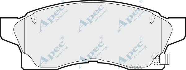 APEC PAD787 - Комплект спирачно феродо, дискови спирачки vvparts.bg