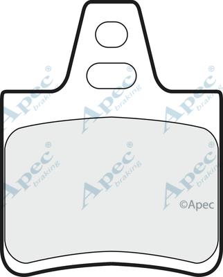 APEC PAD770 - Комплект спирачно феродо, дискови спирачки vvparts.bg