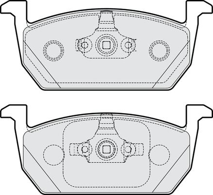 APEC PD3909 - Комплект спирачно феродо, дискови спирачки vvparts.bg