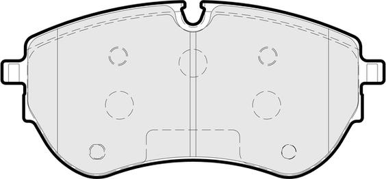 APEC PD3911 - Комплект спирачно феродо, дискови спирачки vvparts.bg