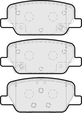 APEC PD3936 - Комплект спирачно феродо, дискови спирачки vvparts.bg