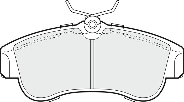 APEC PD3431 - Комплект спирачно феродо, дискови спирачки vvparts.bg