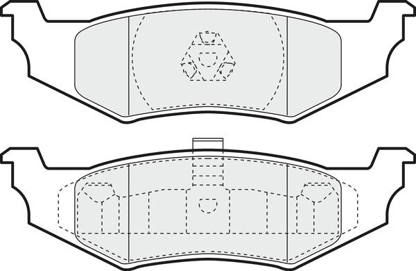 APEC PD3475 - Комплект спирачно феродо, дискови спирачки vvparts.bg