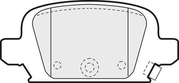 APEC PD3547 - Комплект спирачно феродо, дискови спирачки vvparts.bg