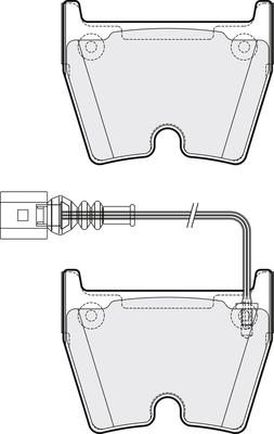 APEC PD3569 - Комплект спирачно феродо, дискови спирачки vvparts.bg