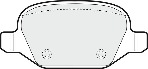APEC PD3514 - Комплект спирачно феродо, дискови спирачки vvparts.bg