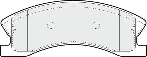 APEC PD3584 - Комплект спирачно феродо, дискови спирачки vvparts.bg