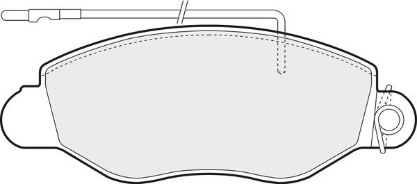 APEC PD3536 - Комплект спирачно феродо, дискови спирачки vvparts.bg