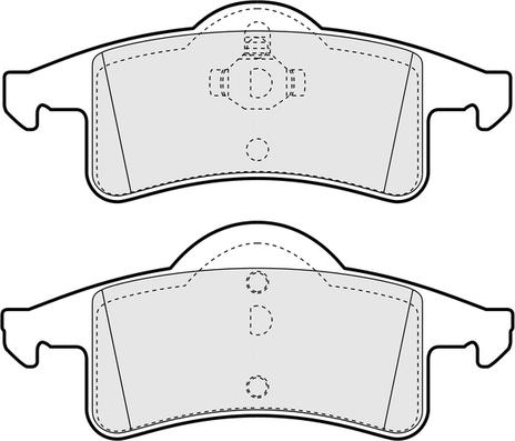 Akebono ACT791 - Комплект спирачно феродо, дискови спирачки vvparts.bg