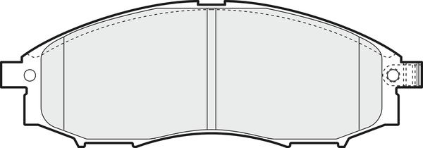 APEC PD3528 - Комплект спирачно феродо, дискови спирачки vvparts.bg