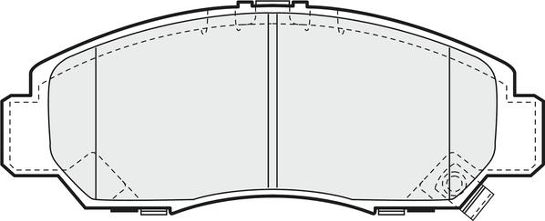 APEC PD3527 - Комплект спирачно феродо, дискови спирачки vvparts.bg