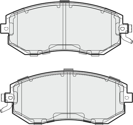 APEC PD3571 - Комплект спирачно феродо, дискови спирачки vvparts.bg